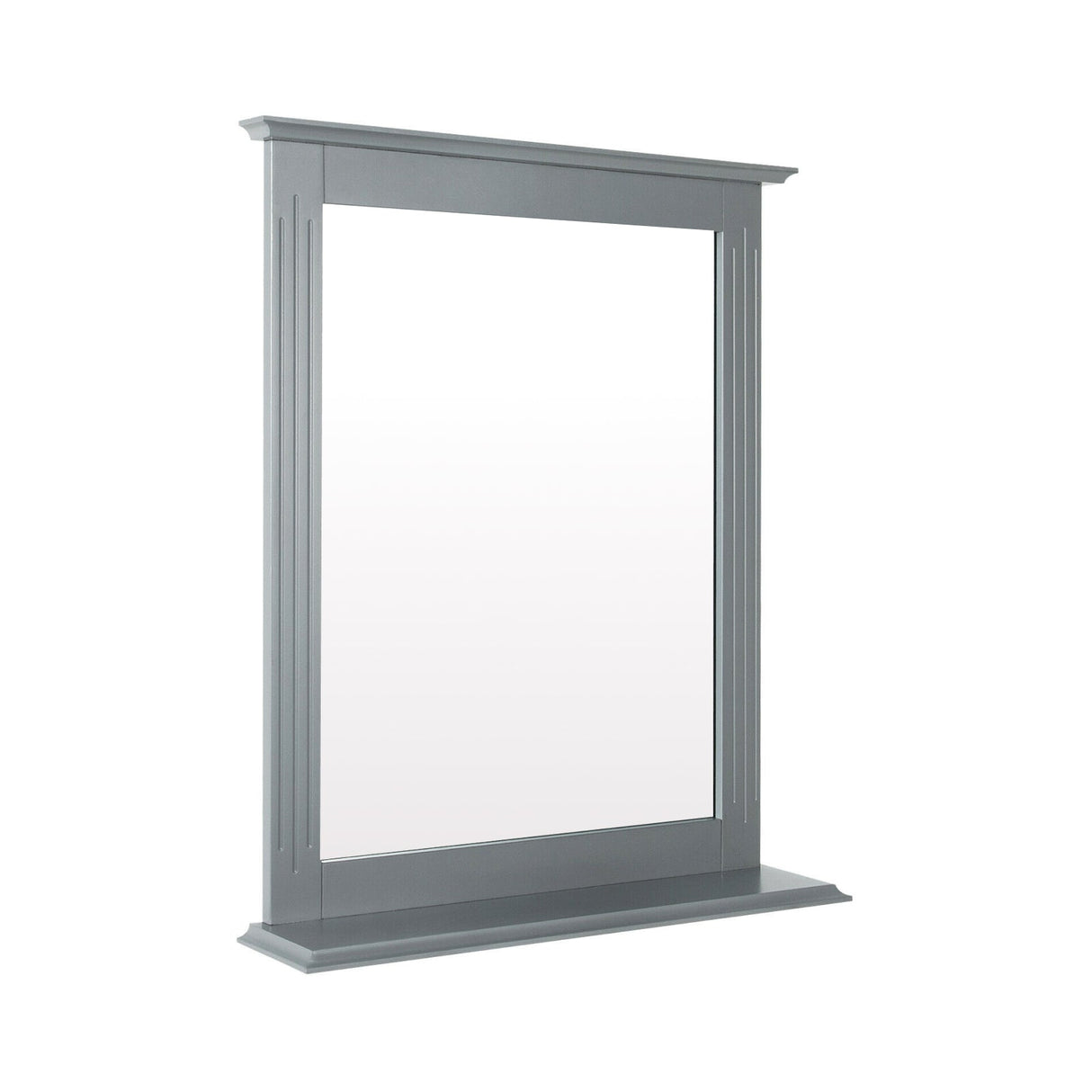 Espejo de tocador multiusos de pared con estante