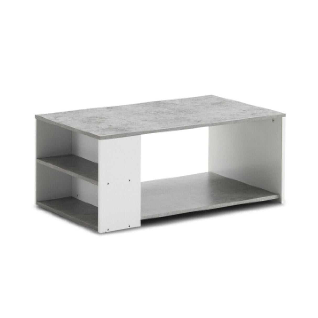 Mesa de centro Mesa auxiliar de sofá con estantes de almacenamiento