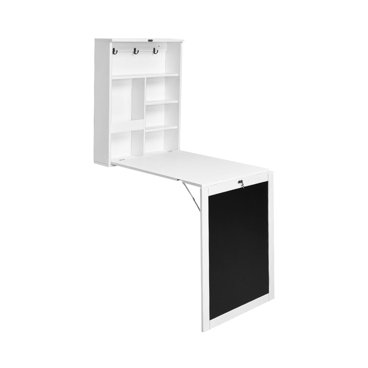 Mesa plegable de pared con pizarra