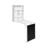 Mesa plegable de pared con pizarra