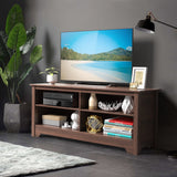 Mueble de TV de madera de 58 pulgadas para entretenimiento y medios