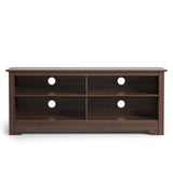Mueble de TV de madera de 58 pulgadas para entretenimiento y medios