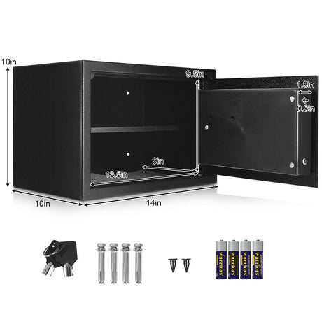 Caja de seguridad de 2 capas con teclado digital