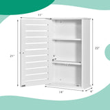 Gabinete Botiquín para Montaje en Pared Organizador de Almacenamiento Multifuncional