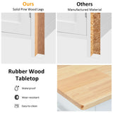 Kitchen Island Cart Rolling Serving Cart Wood Trolley