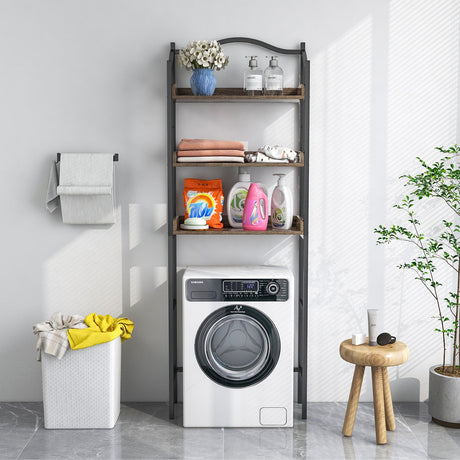 Estante organizador de baño de 3 niveles para colocar sobre el inodoro