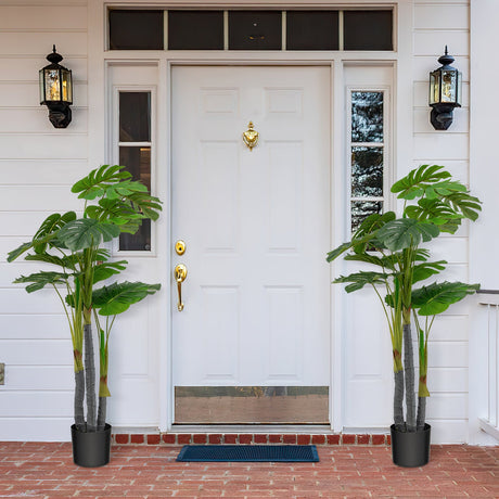 Palmera Monstera artificial de 4 pies, planta falsa