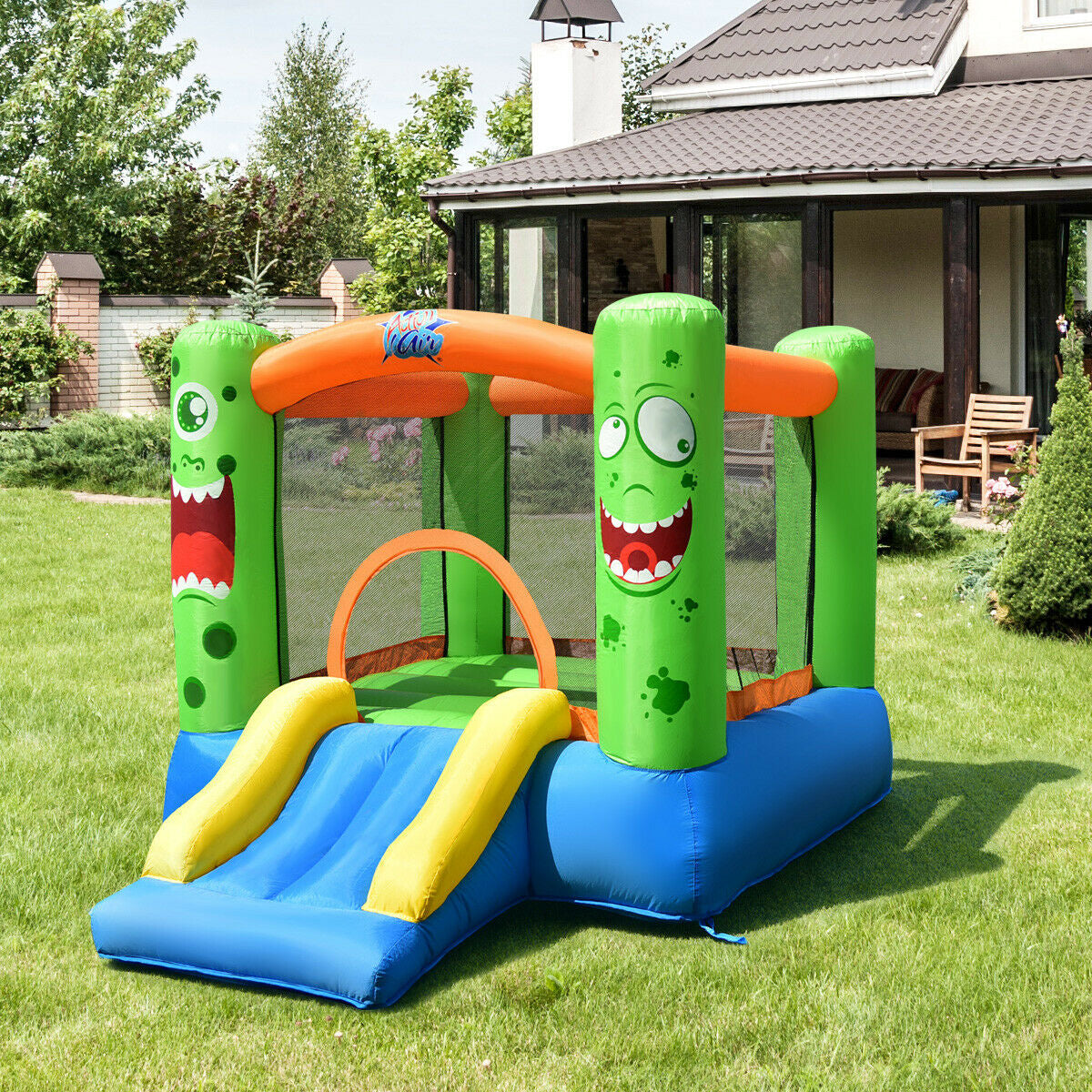 Castillo hinchable infantil sin soplador