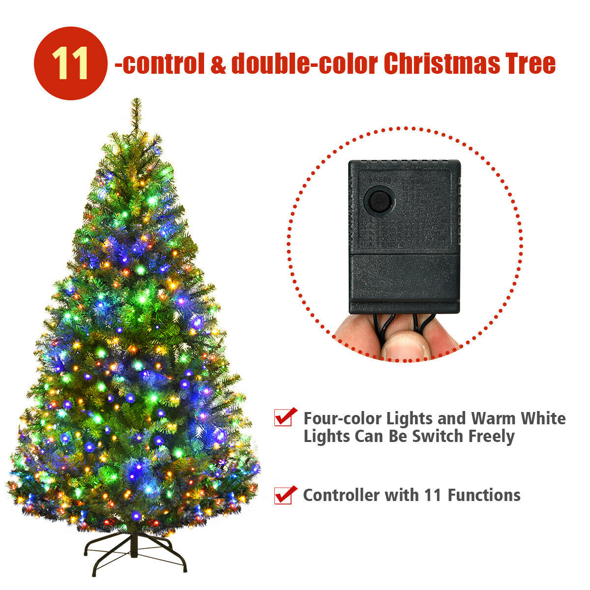 Árbol de Navidad Artificial Premium con Bisagras