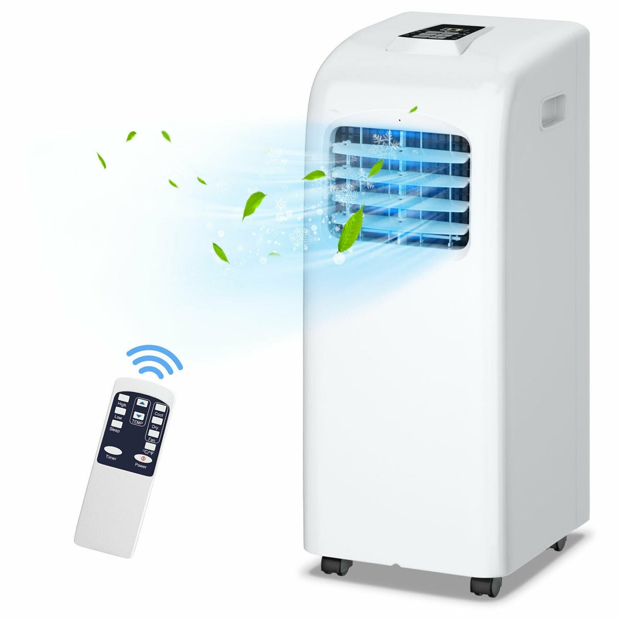 Aire Acondicionado Portátil de 8000 BTU (Ashrae) con Función Deshumidificadora