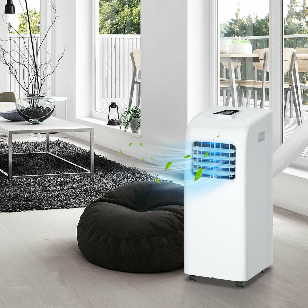 Aire Acondicionado Portátil de 8000 BTU (Ashrae) con Función Deshumidificadora