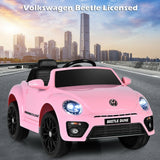 Coche eléctrico infantil Volkswagen Beetle con control remoto