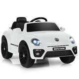 Coche eléctrico infantil Volkswagen Beetle con control remoto