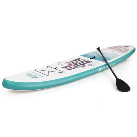 Tabla de paddle surf hinchable de 10,5 pies con remo de aluminio y bomba