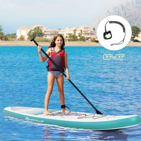 Tabla de paddle surf hinchable de 10,5 pies con remo de aluminio y bomba