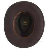 Sombrero fedora Indiana Jones™ Belloq - Fieltro de lana suave aplastable