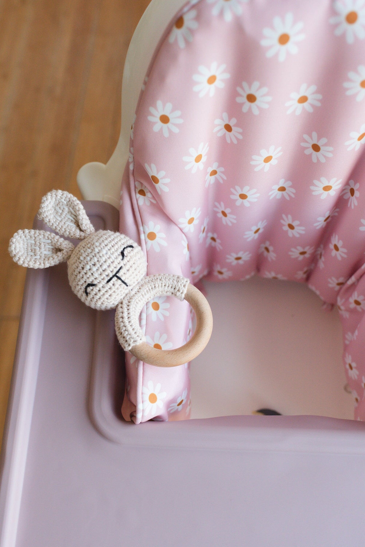 Funda de cojín rosa Margarita para IKEA Antilop
