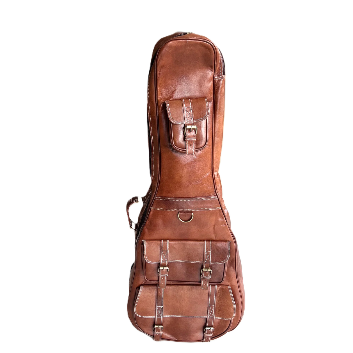 Estuche de cuero personalizado para guitarra