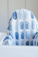 Funda de cojín para IKEA Antilop, acuarela azul