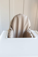 Funda para Cojín de Cuero Vegano Beige para Silla IKEA Antilop