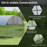Large Metal Chicken Coop with Cover