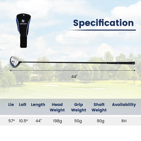 Palo de golf Driver individual de 10,5° para hombre 460CC