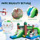 Castillo hinchable de Navidad con soplador de 735 W