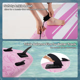 Tabla de paddle surf inflable (iSUP) y accesorios con 3 quillas y mochila