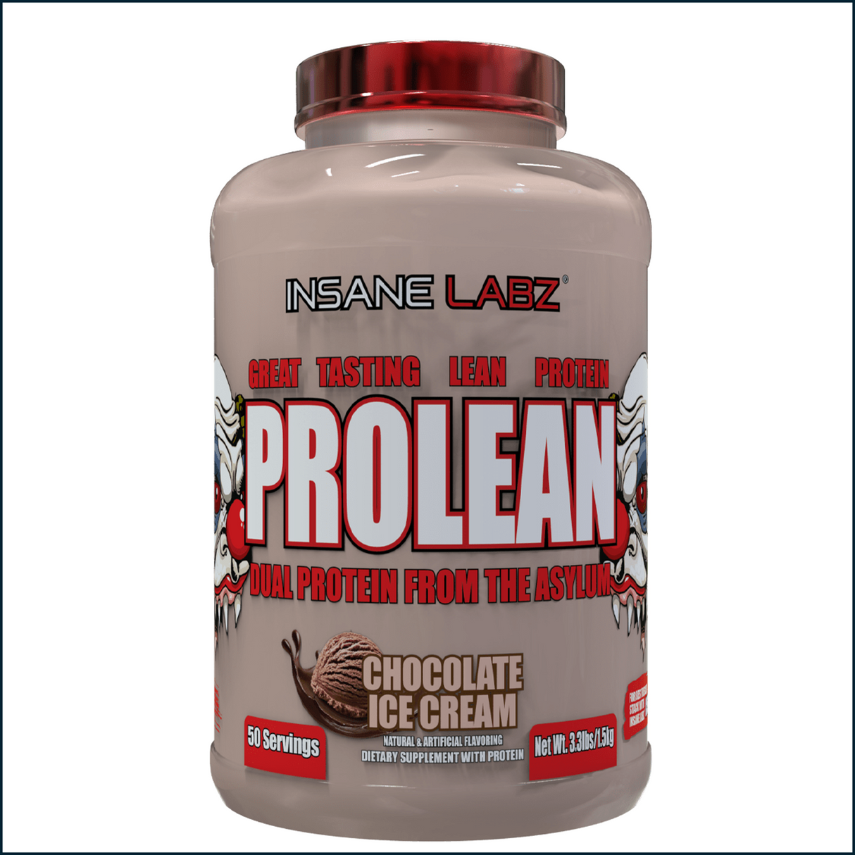 Insane Labz ProLean Proteína Dual, 50 porciones
