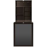 Mesa plegable de pared con pizarra