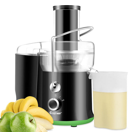 Extractor de Jugos Eléctrico de Frutas y Verduras de Boca Ancha con 2 Velocidades