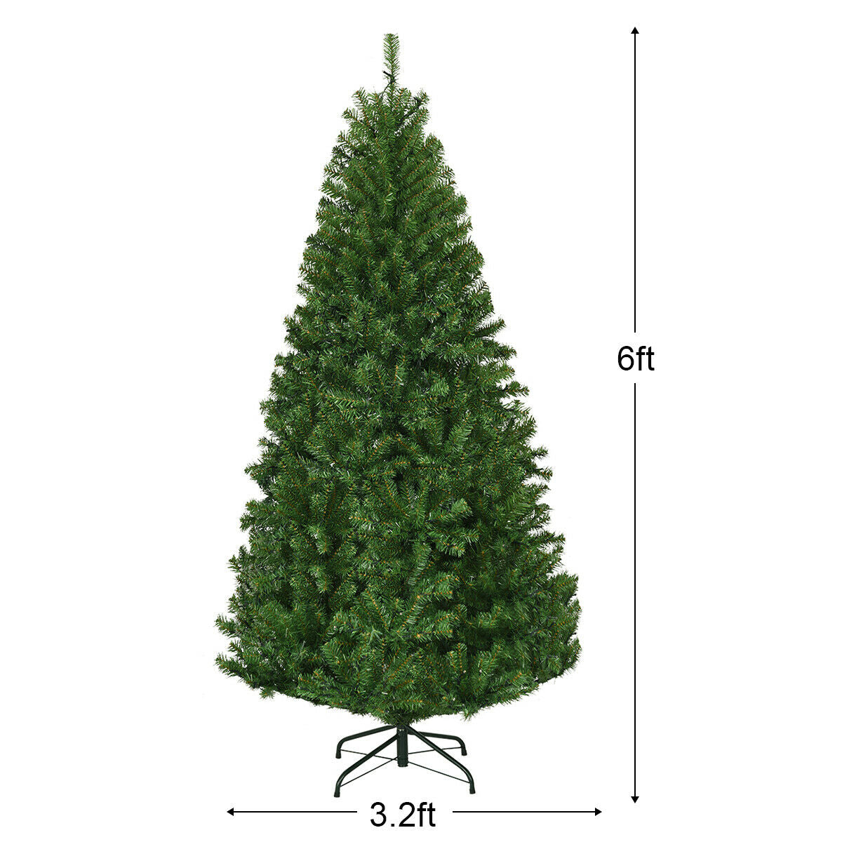Árbol de Navidad Artificial Premium con Bisagras