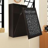 Mesa plegable de pared con pizarra