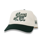 Gorra Snapback "Jesús Sabe Que Estoy Intentándolo"