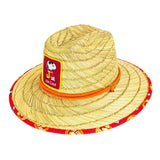 Peter Grimm Peanuts Joe Cool Junior - Sombrero de paja salvavidas para niños