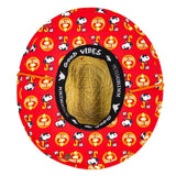 Peter Grimm Peanuts Joe Cool Junior - Sombrero de paja salvavidas para niños