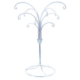 12-Arm Spiral Fountain Brass Silver Metal Ornament Stand Display 11.5 Inches (Taiwan)