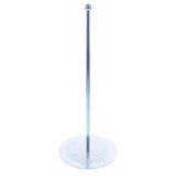 Ornate Silver Metal Rod Tree Topper Stand Display Stand 10 Inches (Taiwan)