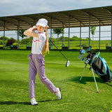 Juego completo de palos de golf júnior con bolsa con soporte y cubierta para la lluvia