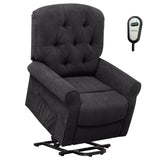 Recliner Chair Sofa for Elderly with Side Pocket and Remote Control
