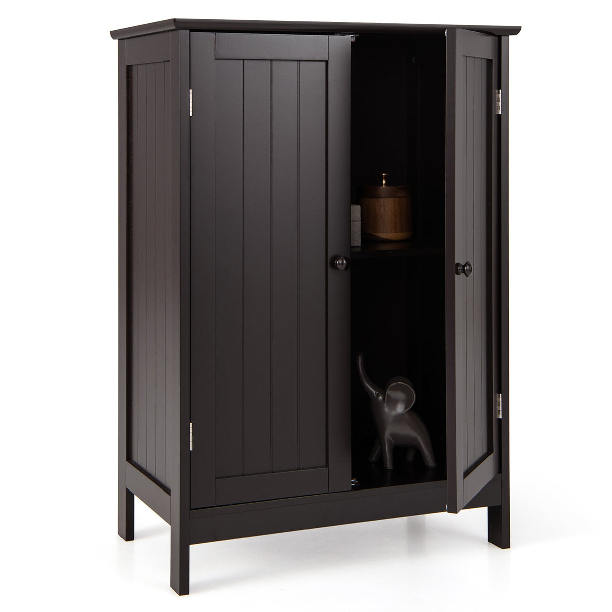 Mueble Armario de Doble Puerta para Suelo de Baño