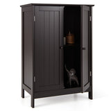 Mueble Armario de Doble Puerta para Suelo de Baño