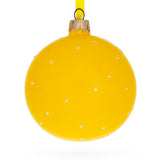 Sly Smirking Facial Expressions Glass Ball Christmas Ornament 3.25 Inches
