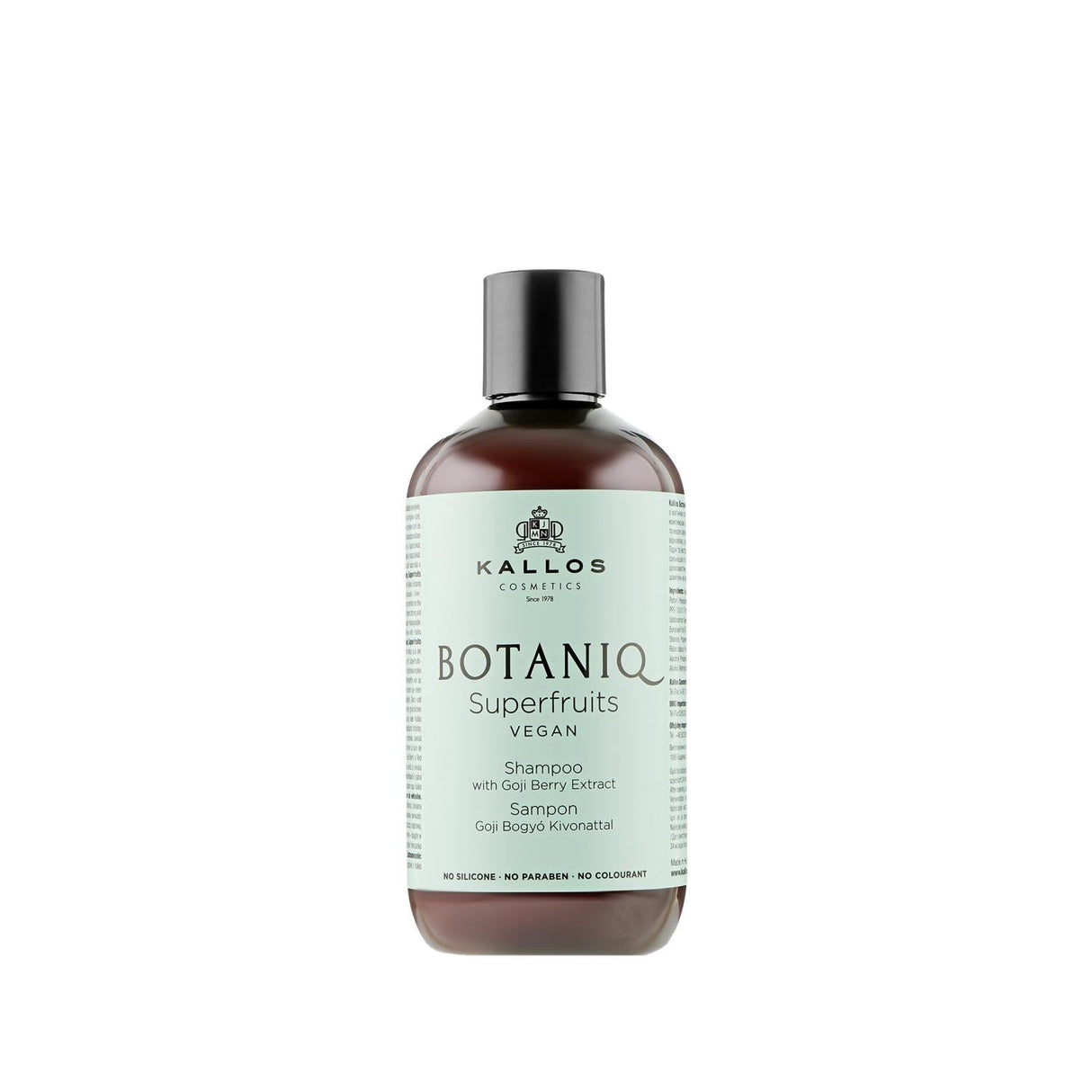 Kallos Cosmetics Botaniq Superfruits Shampoo - 300ml Natural Hair Care with Antioxidant-Rich Superfruits