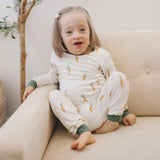 Pijama de bambú de 2 piezas "Keep Calm and Carrot On"