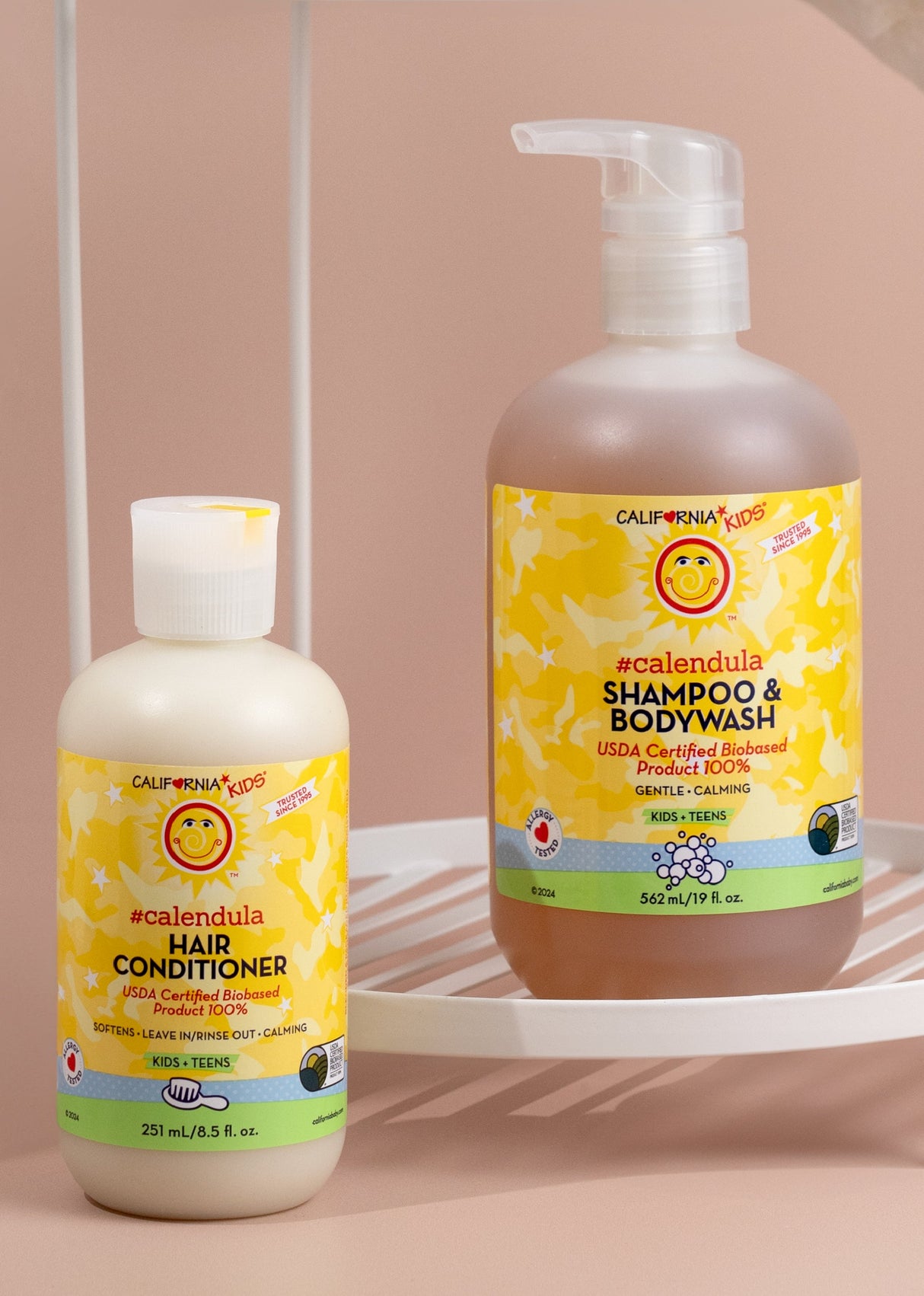 Paquete de champú y acondicionador #Caléndula™ para niños