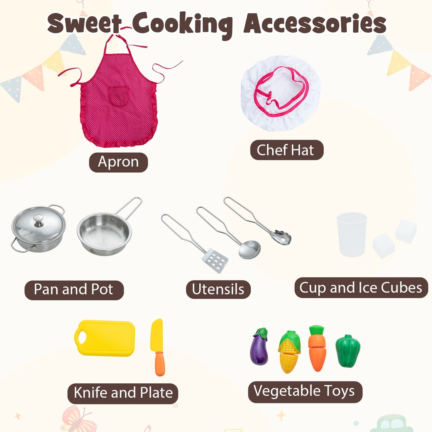 Cocina de juguete Kids Corner con fregadero separado