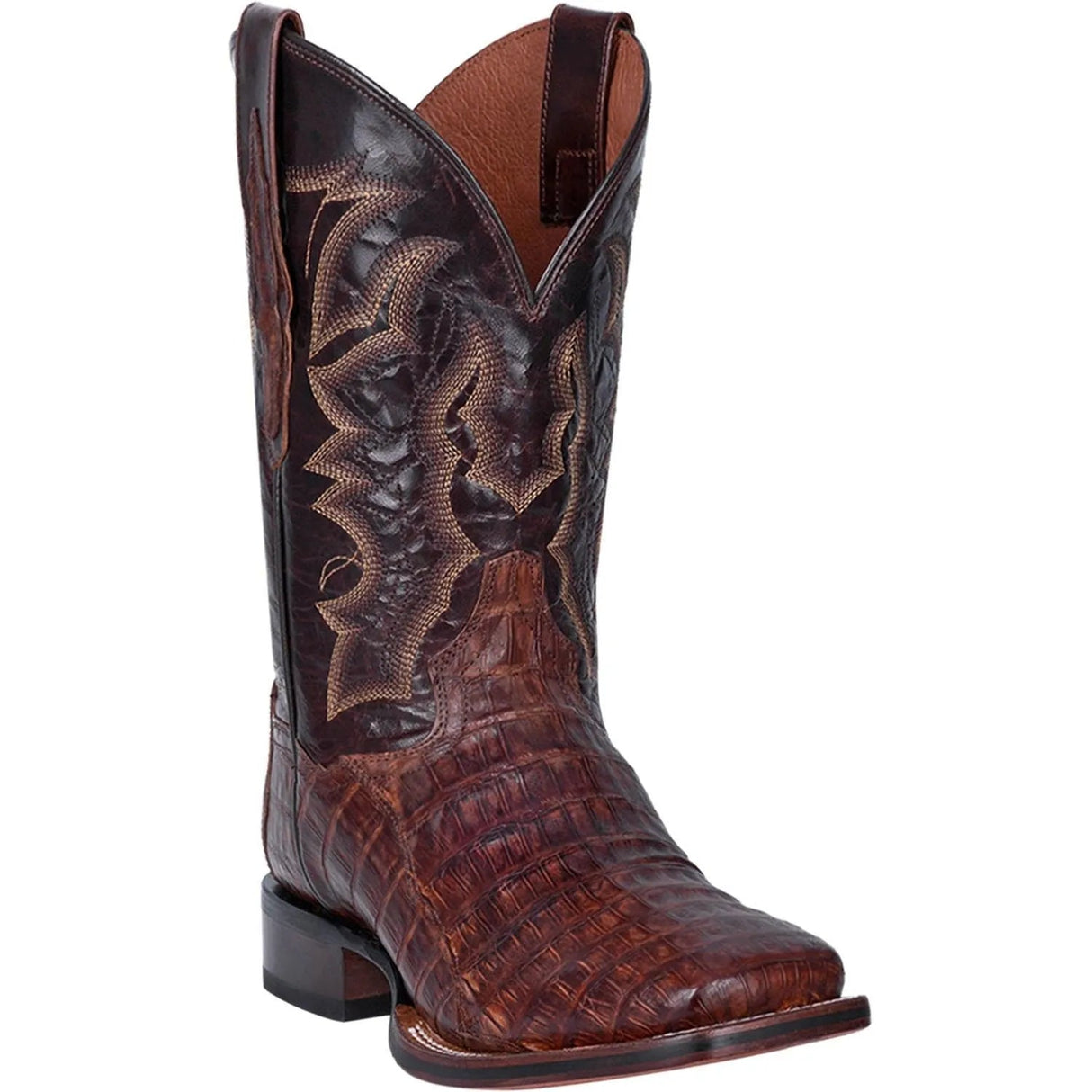 Botas Cowboy de Cuero de Piel de Caimán para Hombre Dan Post Kingsly