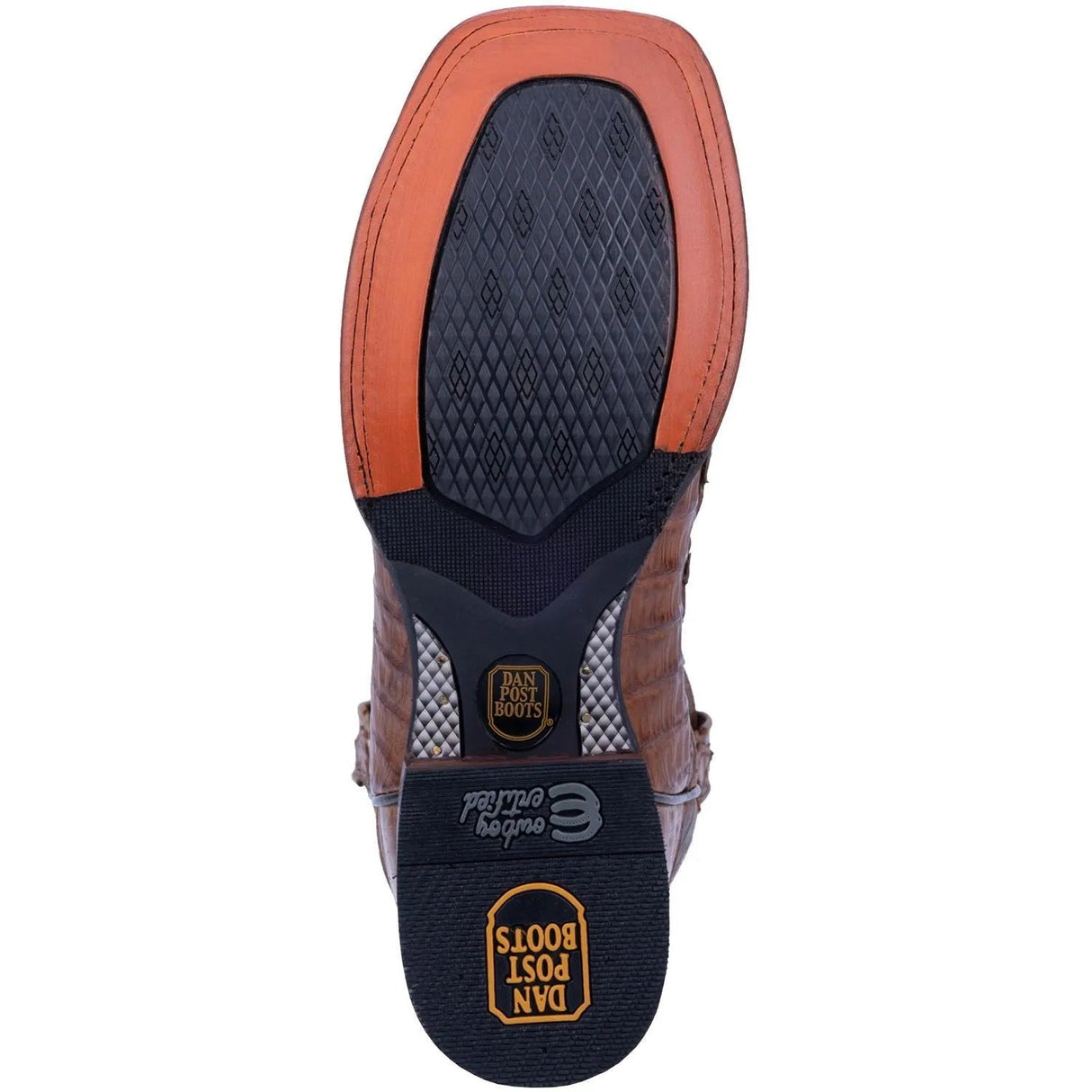 Botas Cowboy de Cuero de Piel de Caimán para Hombre Dan Post Kingsly