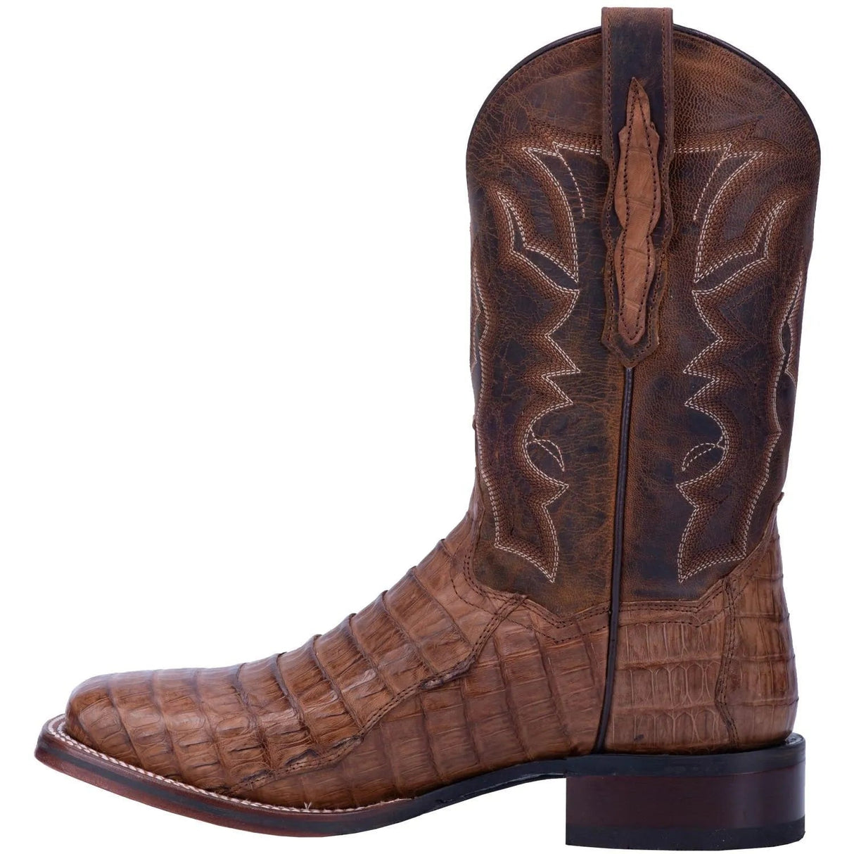 Botas Cowboy de Cuero de Piel de Caimán para Hombre Dan Post Kingsly